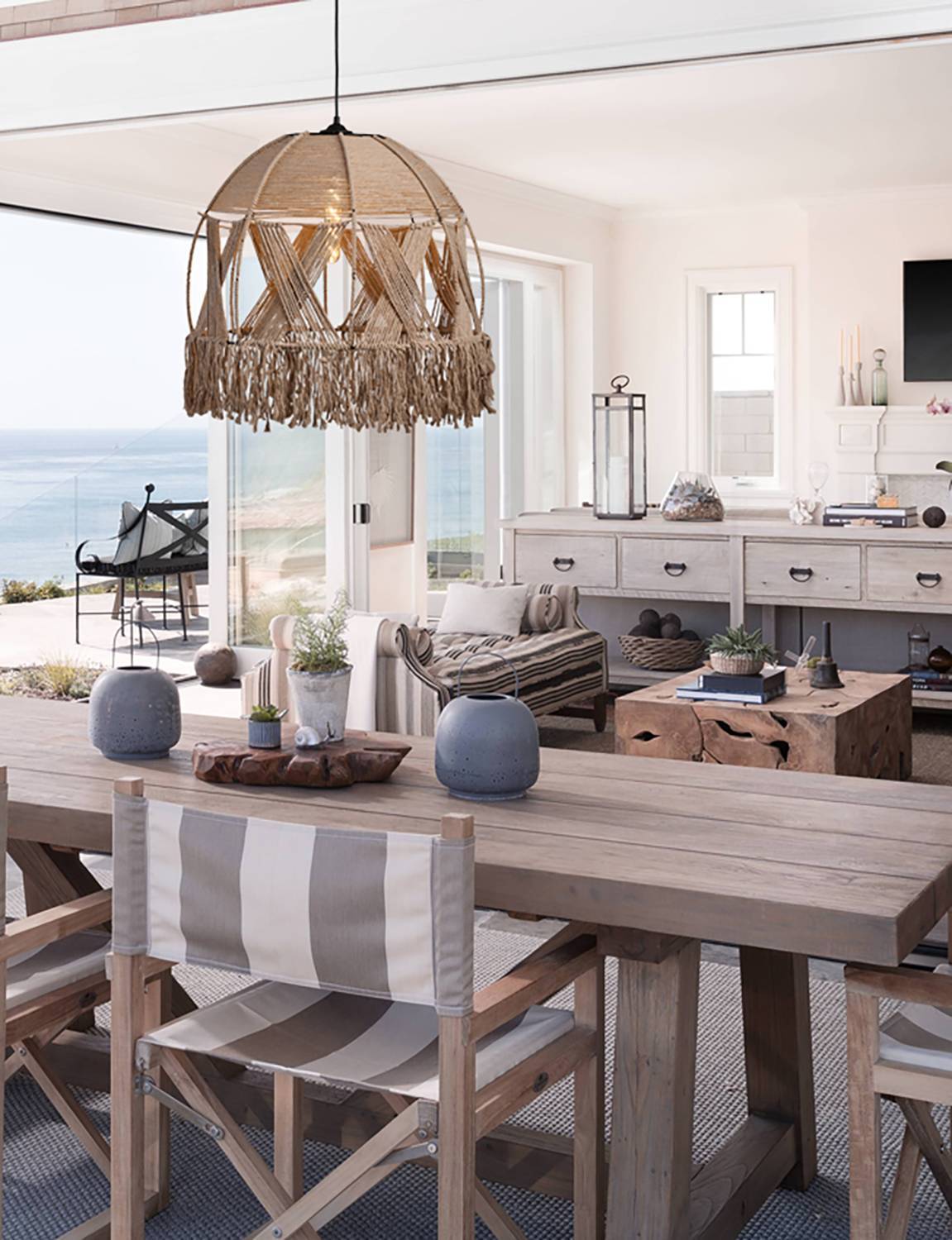 Φωτιστικό μονόφωτο  σχοινί natural Ε27 Φ30